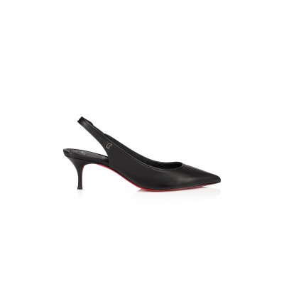 CHRISTIAN LOUBOUTIN SPORTY KATE SLING55 MM SLINGBACK PUMPS-NAPPA LEATHER-BLACK-WOMEN 3240004B439